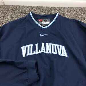 Vintage 2005 Villanova Wildcats Jacket Nike Center Swoosh Windbreaker Mens XL